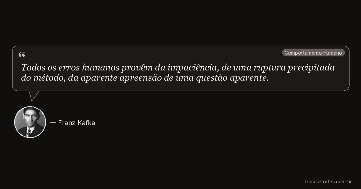 Frase de Franz Kafka