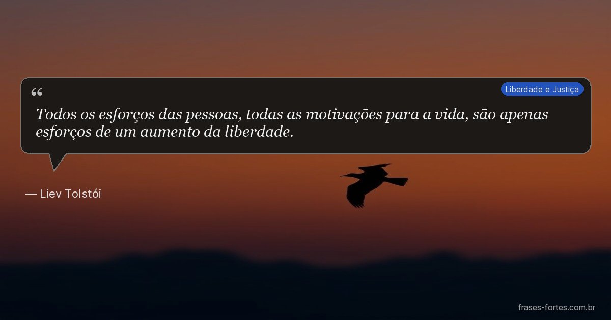 Frase de Liev Tolstói