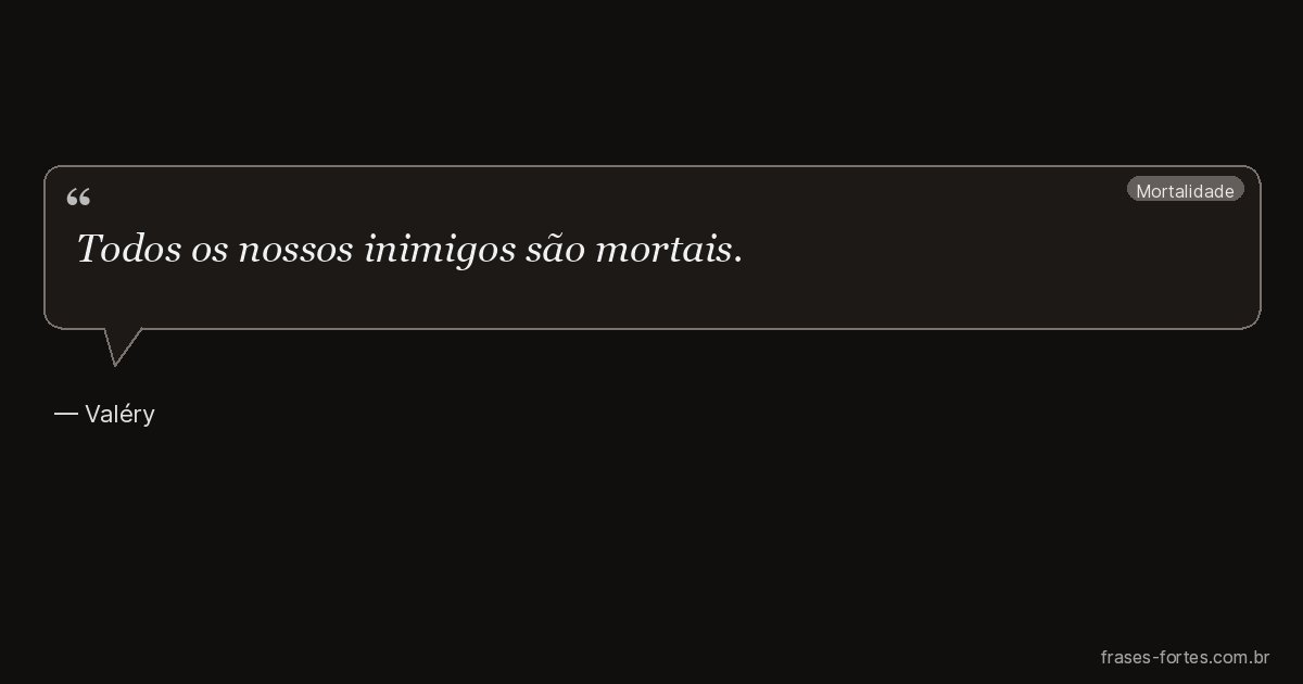 Frase de Valéry