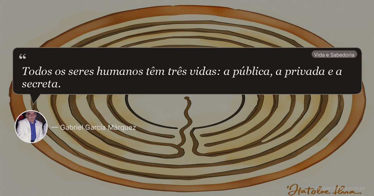 Frase de Gabriel García Márquez