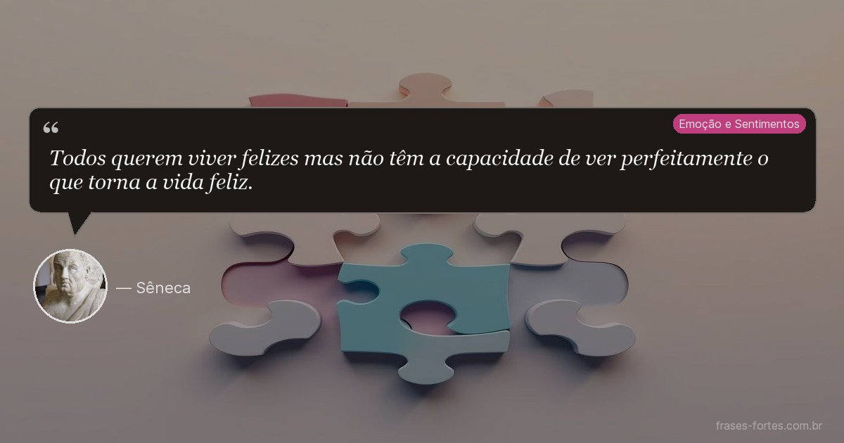 Frase de Sêneca