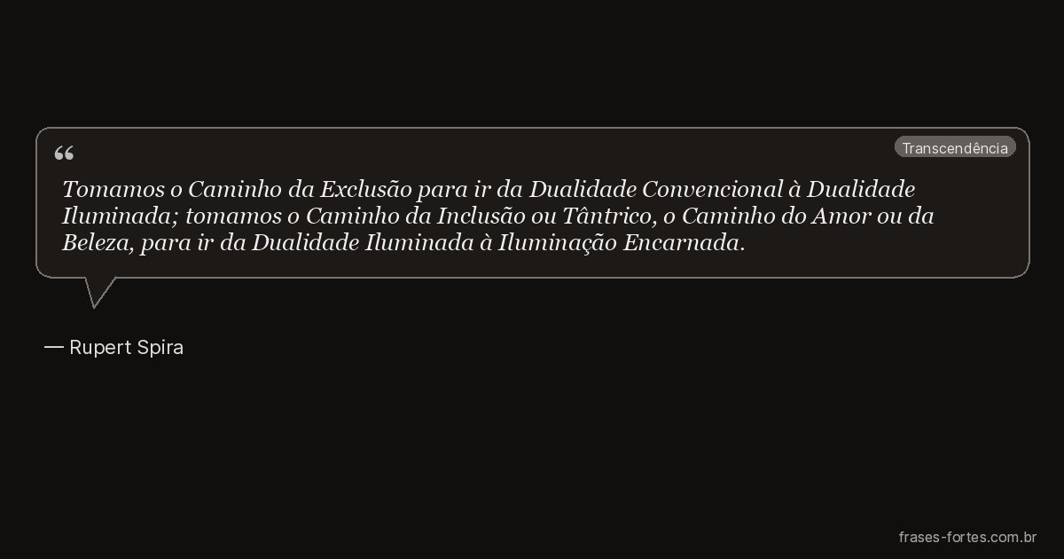 Frase de Rupert Spira