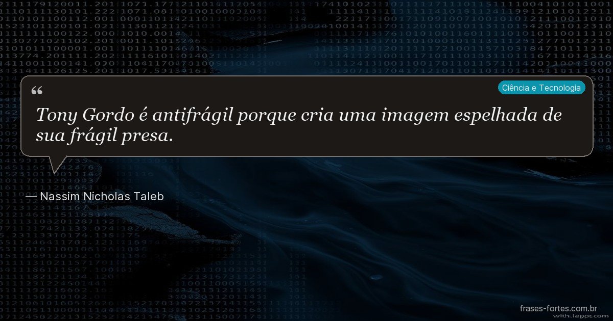 Frase de Nassim Nicholas Taleb