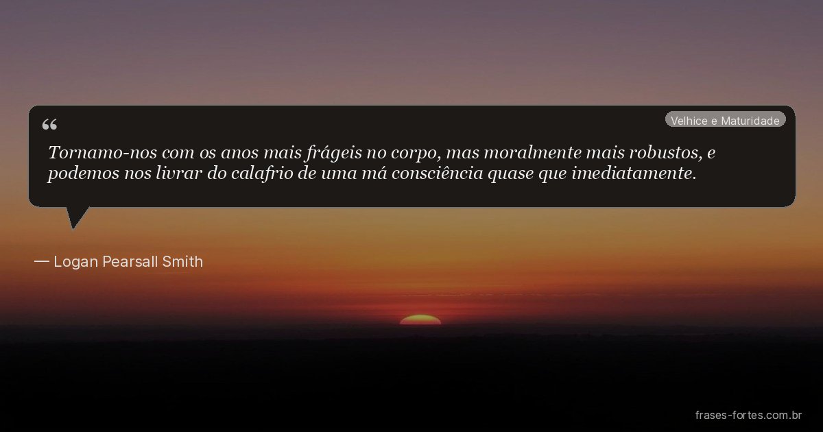 Frase de Logan Pearsall Smith