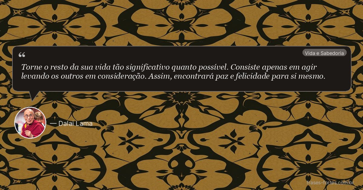 Frase de Dalai Lama