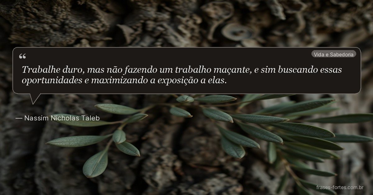 Frase de Nassim Nicholas Taleb