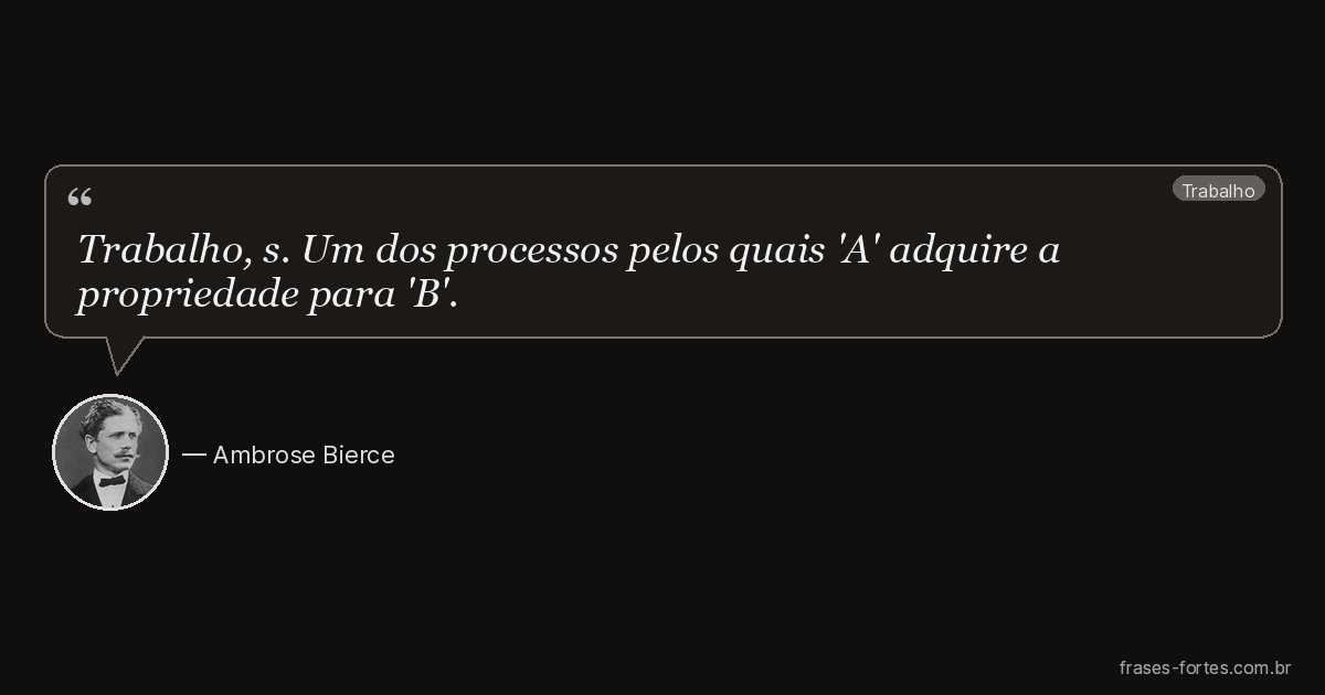 Frase de Ambrose Bierce