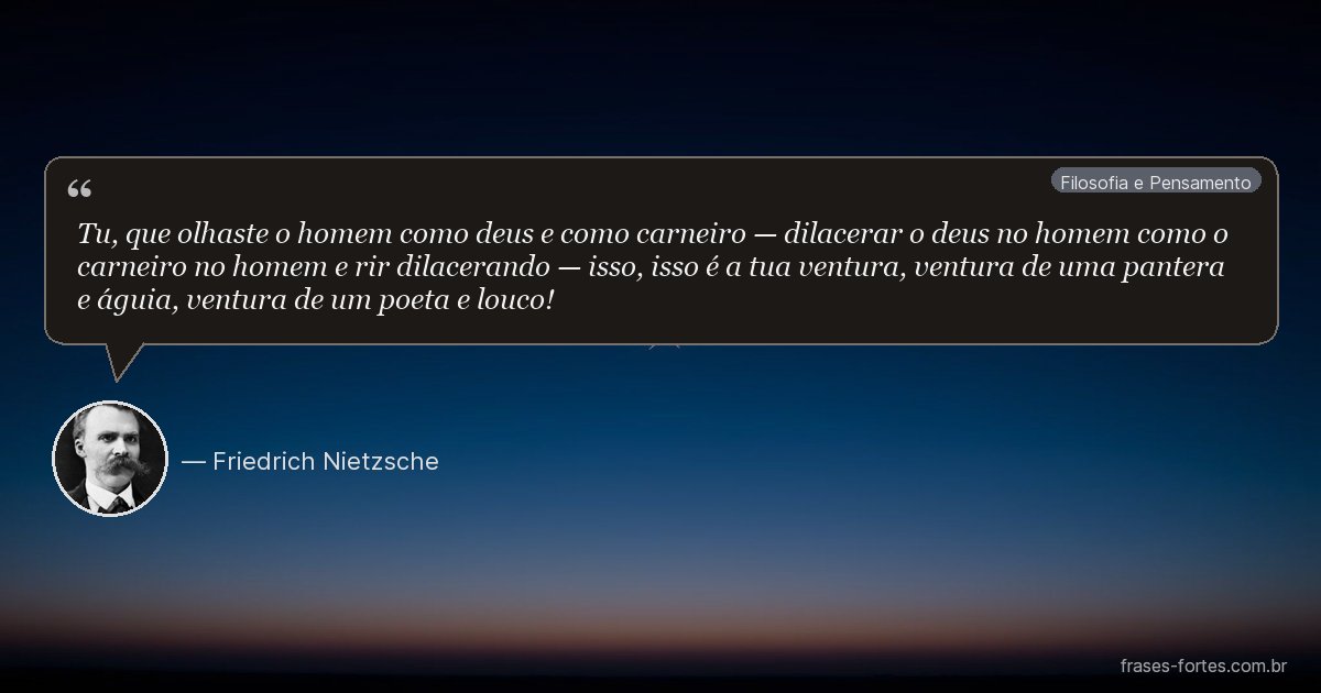 Frase de Friedrich Nietzsche