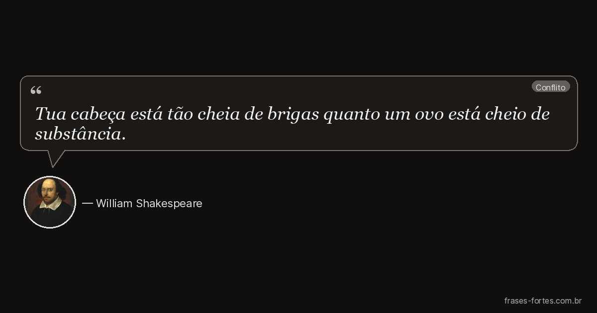 Frase de William Shakespeare
