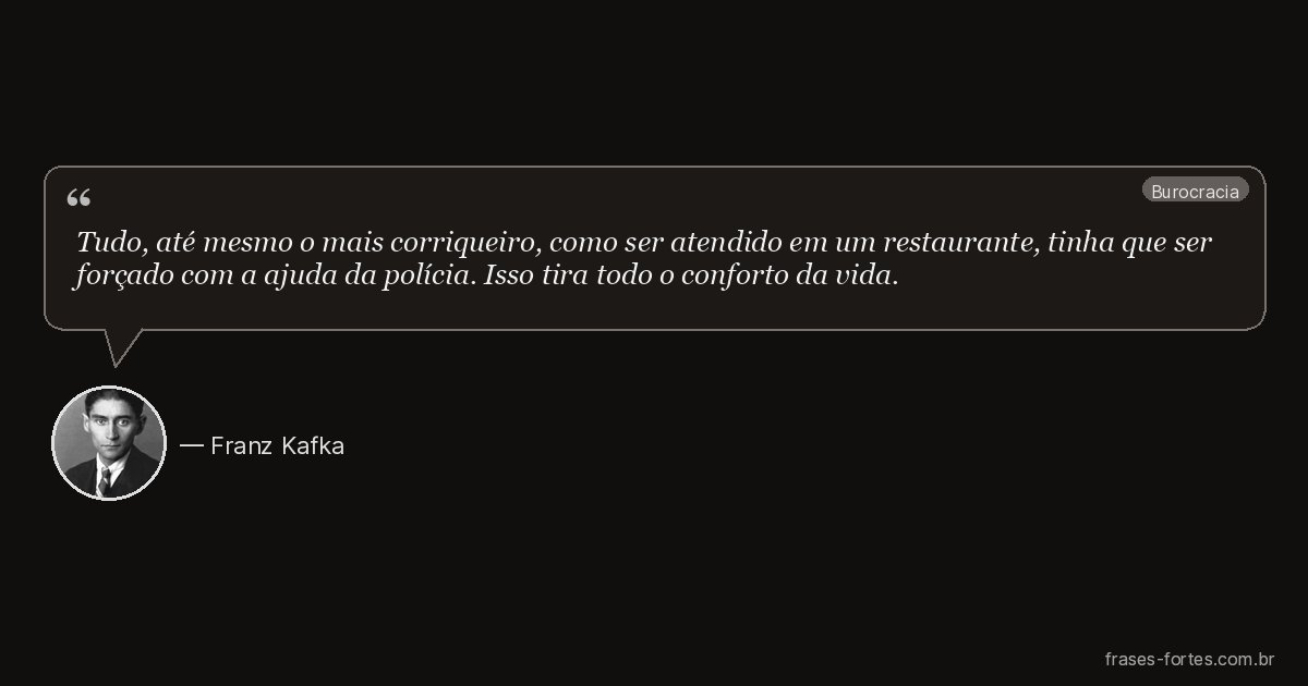 Frase de Franz Kafka