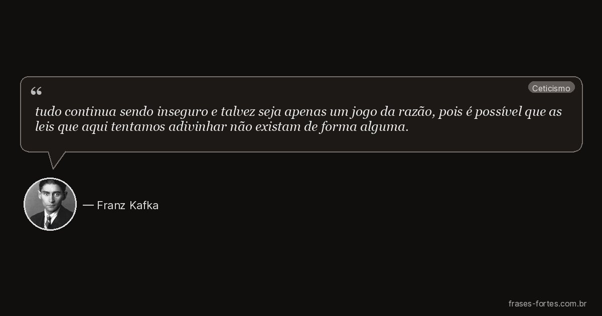 Frase de Franz Kafka