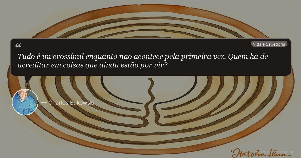 Frase de Charles Bukowski