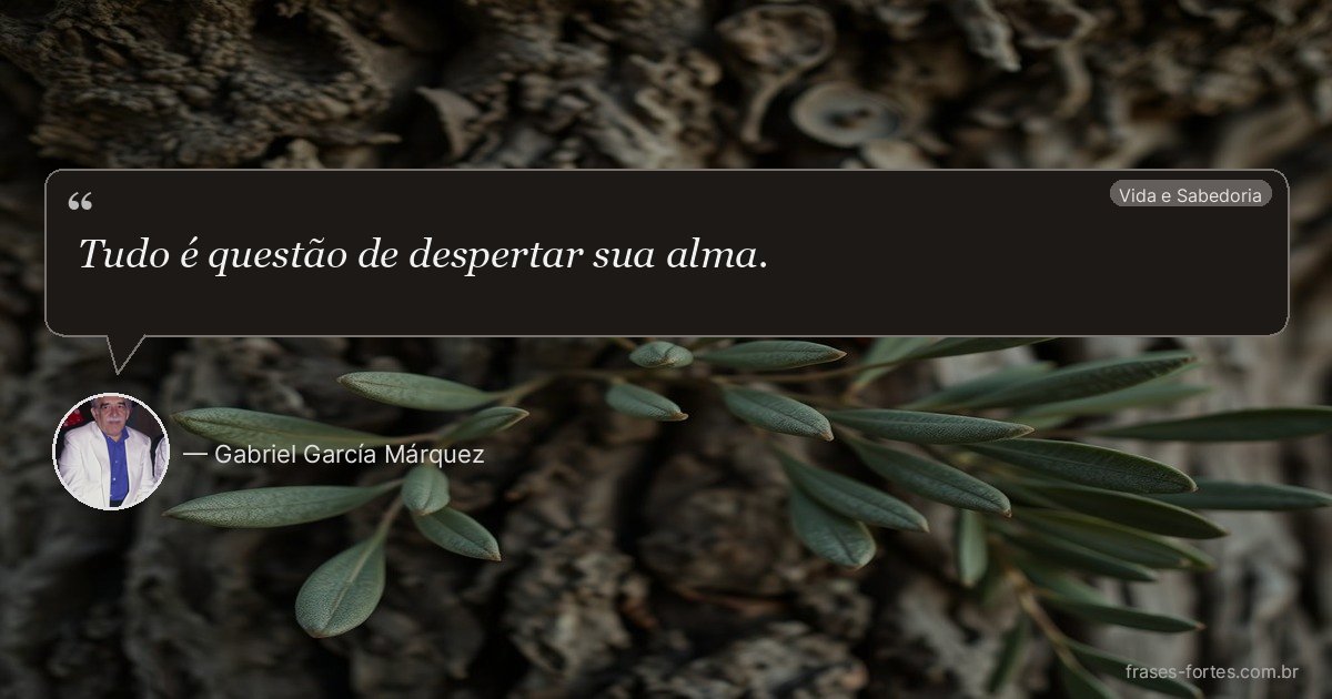 Frase de Gabriel García Márquez