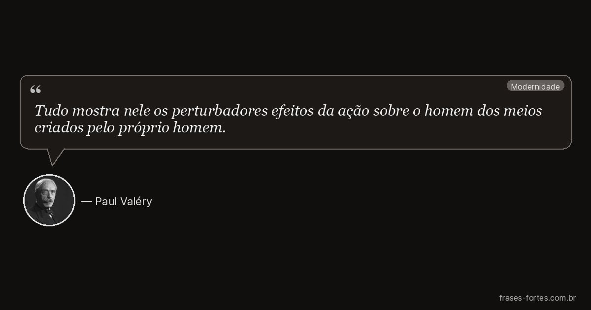 Frase de Paul Valéry