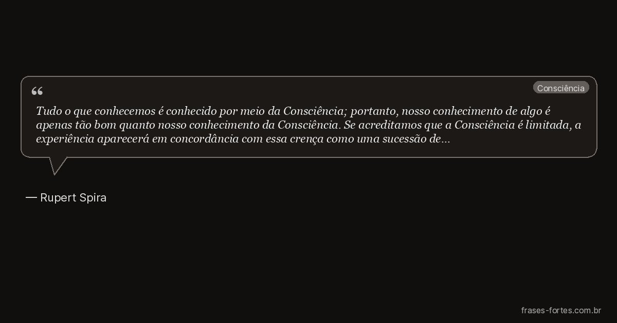 Frase de Rupert Spira