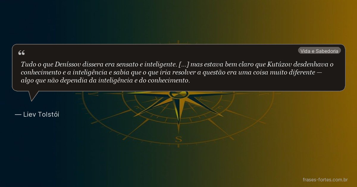 Frase de Liev Tolstói