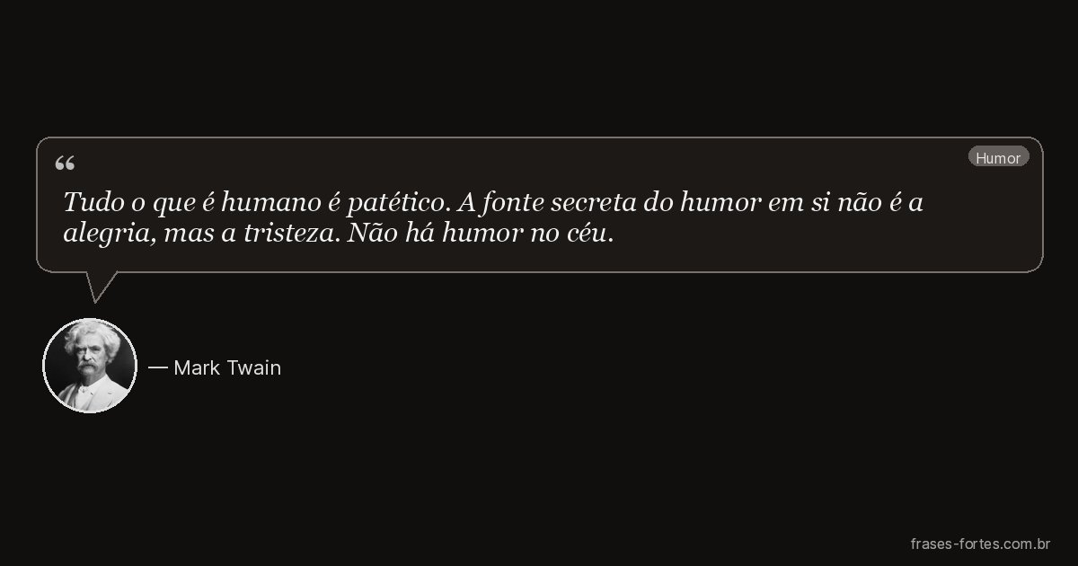 Frase de Mark Twain