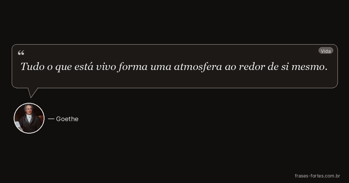 Frase de Goethe