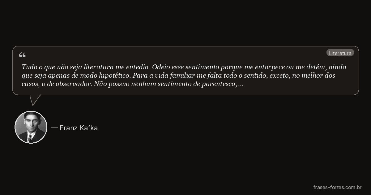 Frase de Franz Kafka