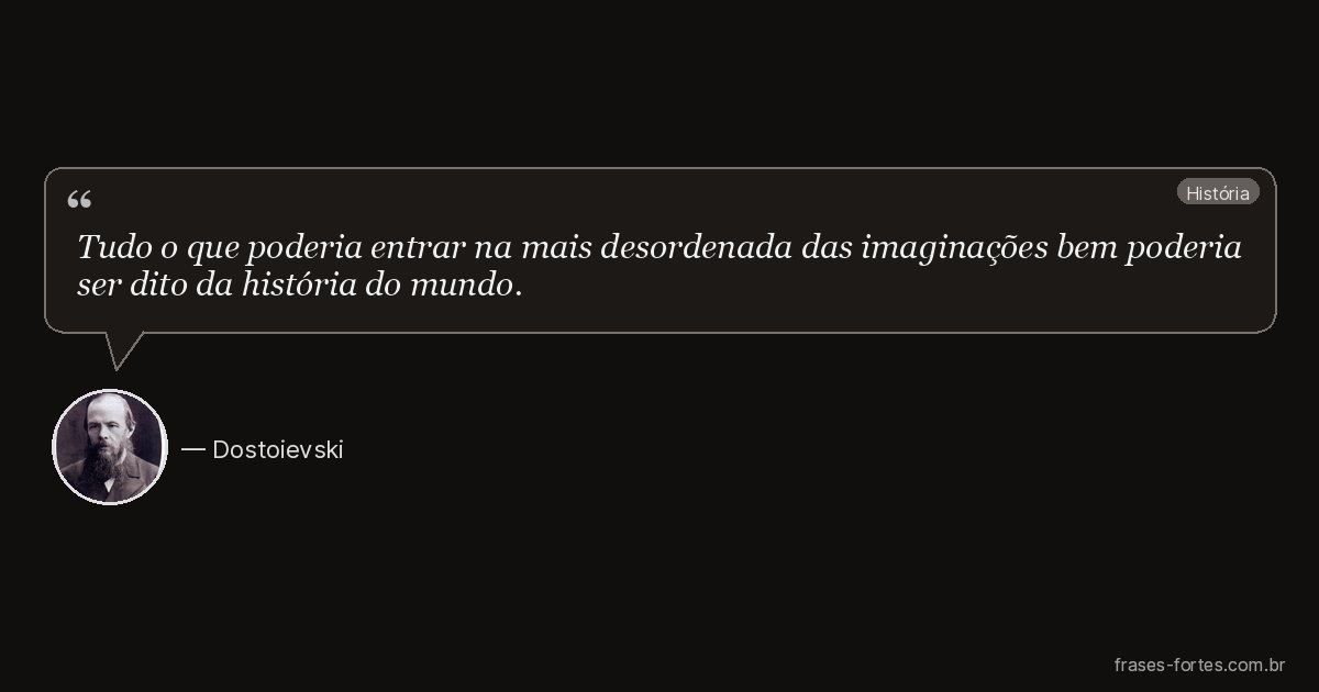 Frase de Dostoievski