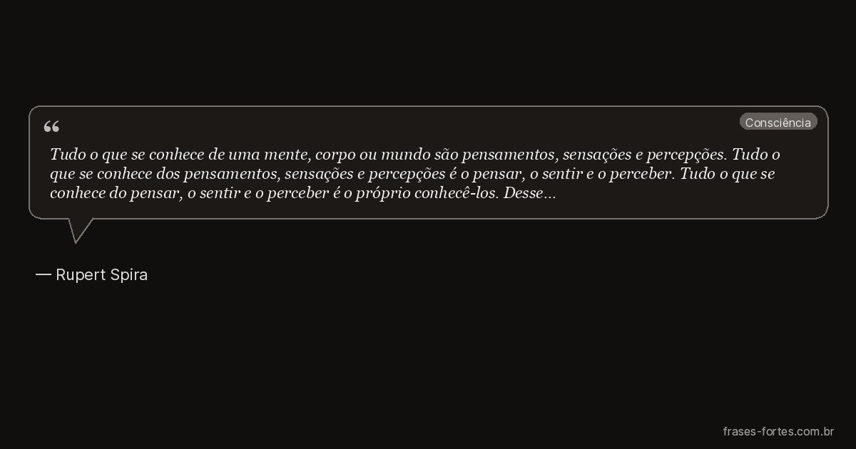 Frase de Rupert Spira
