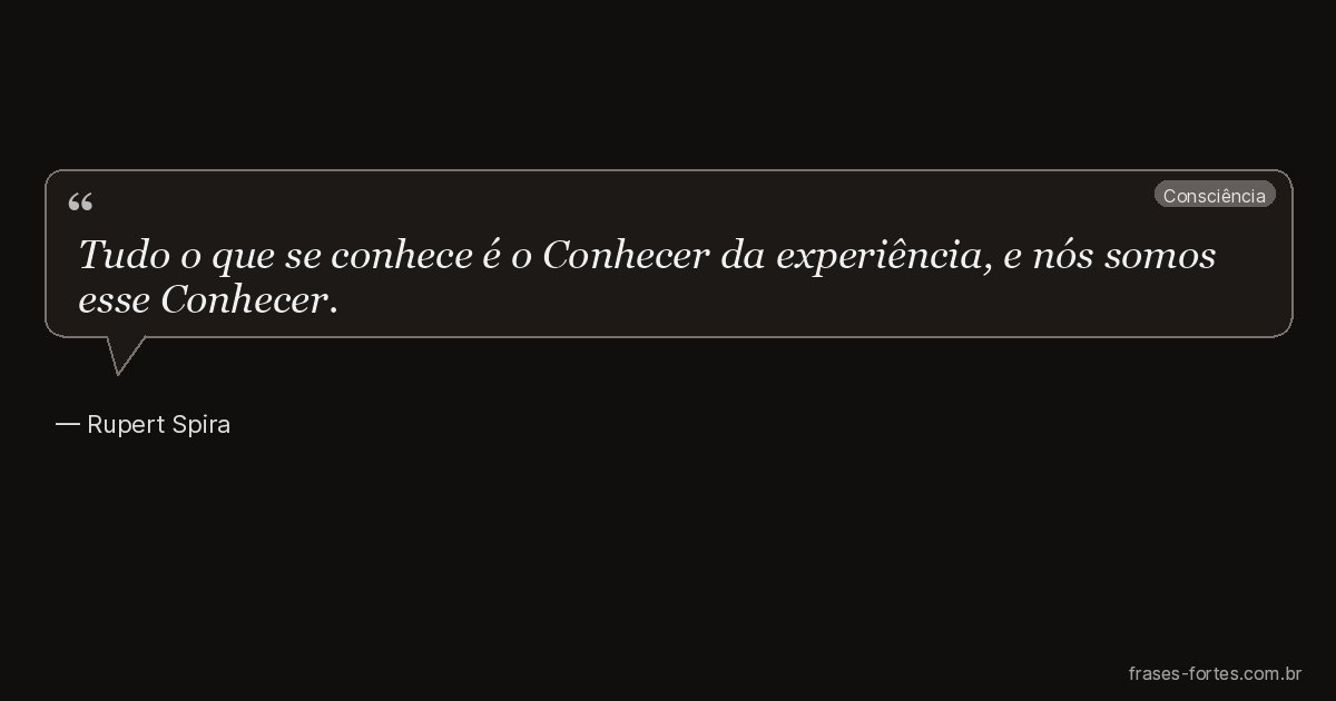 Frase de Rupert Spira