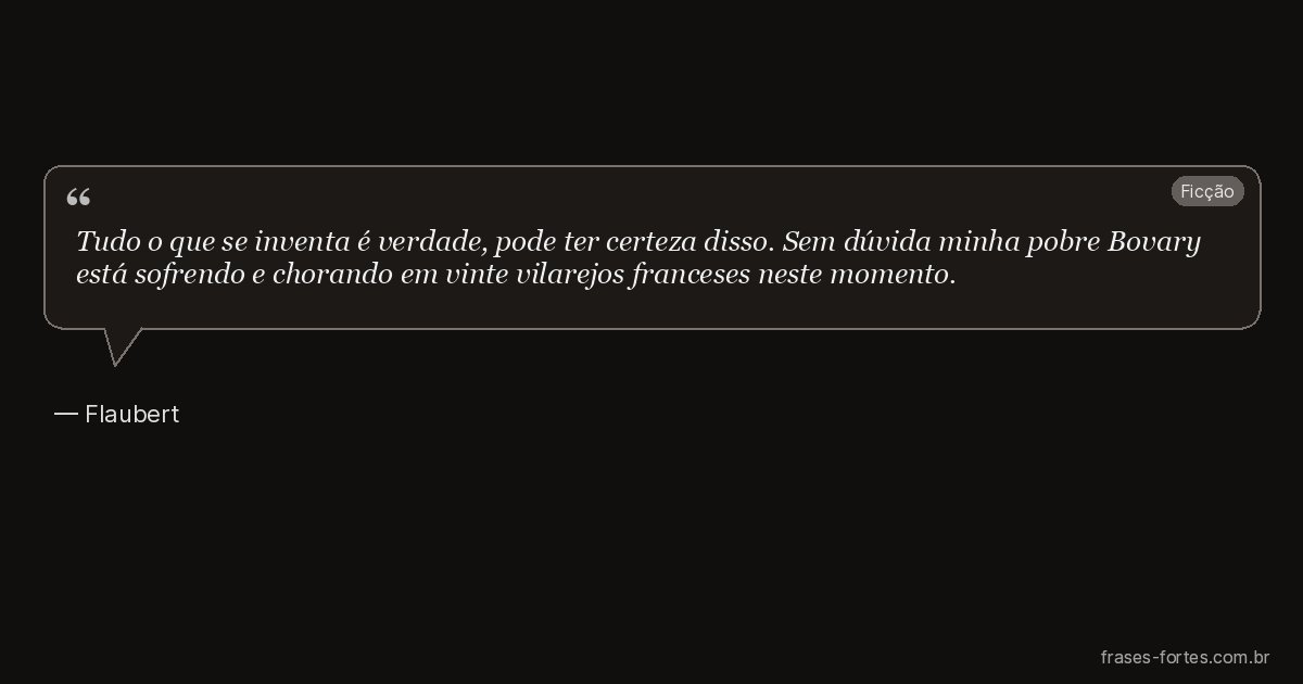 Frase de Flaubert