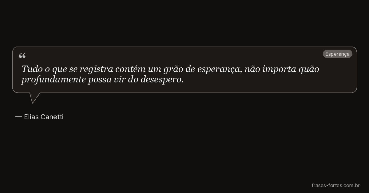 Frase de Elias Canetti
