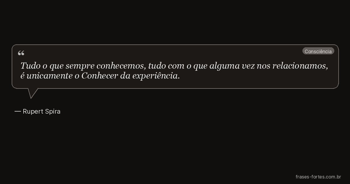 Frase de Rupert Spira