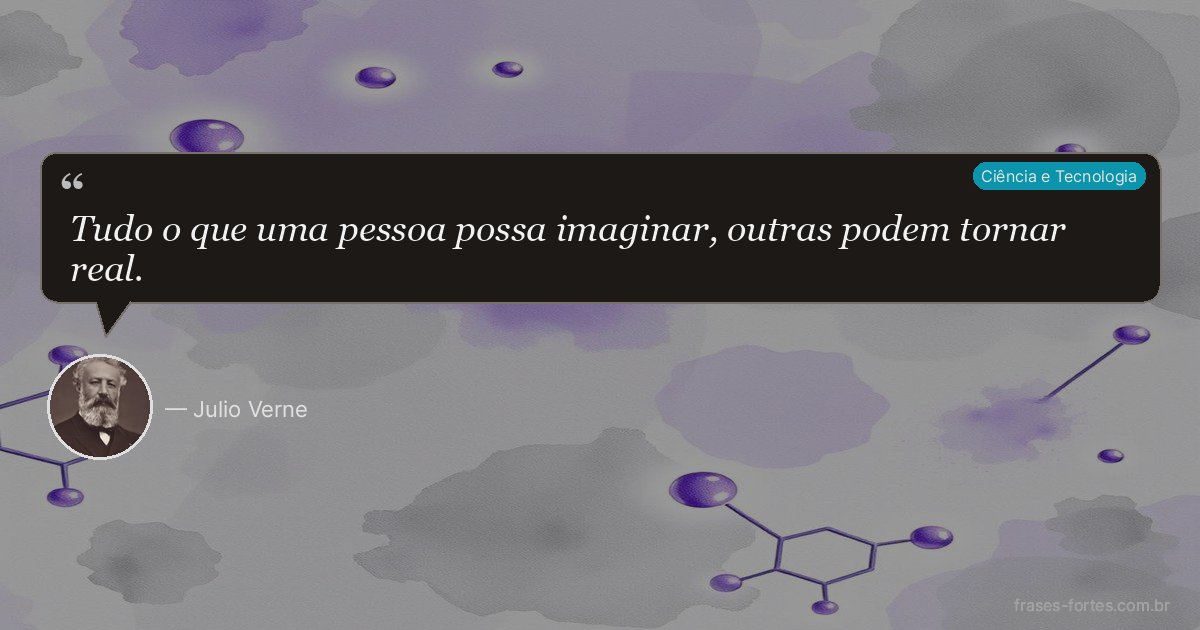 Frase de Julio Verne