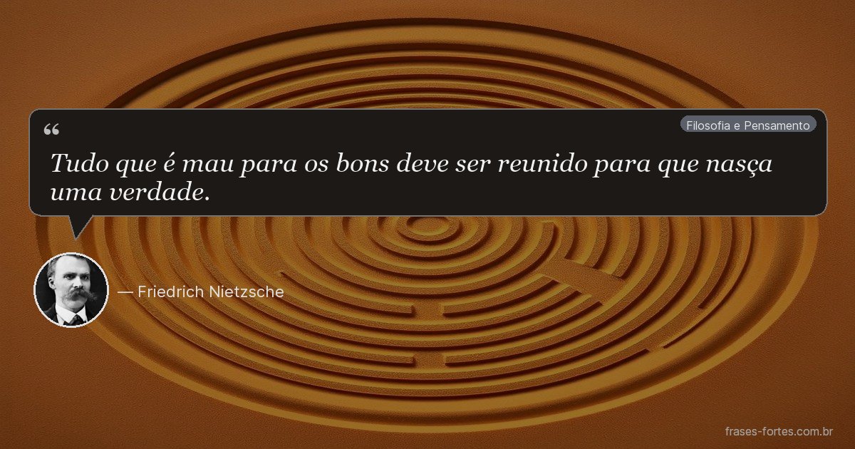 Frase de Friedrich Nietzsche