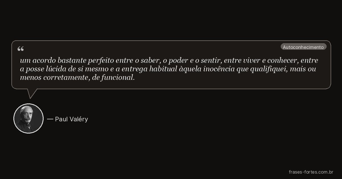 Frase de Paul Valéry