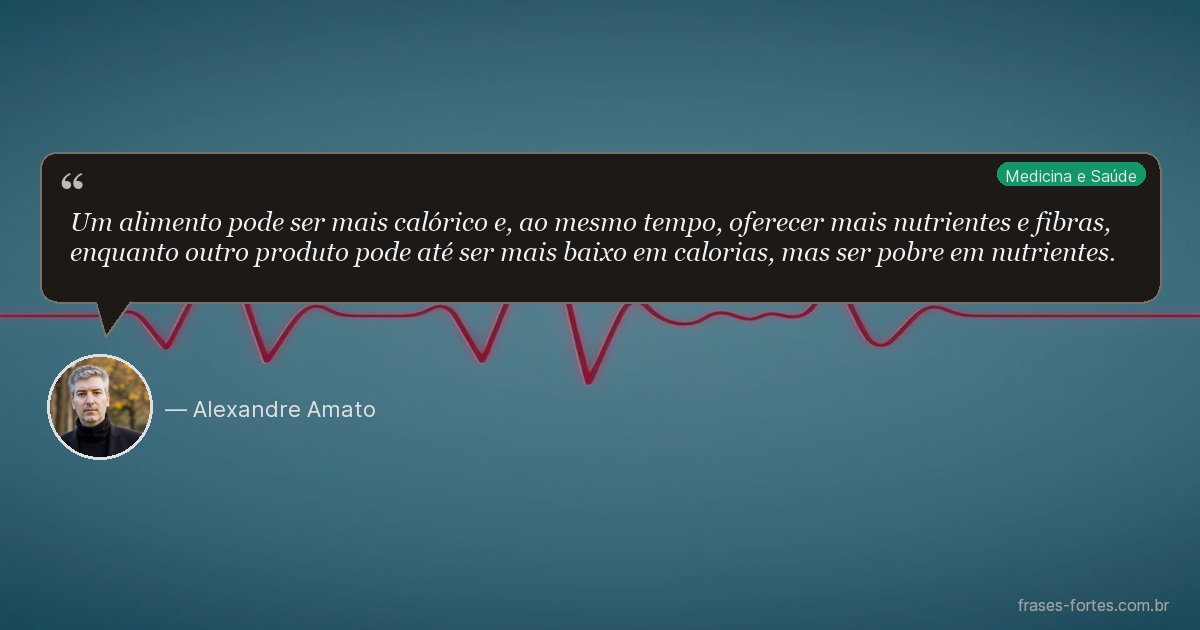 Frase de Alexandre Amato