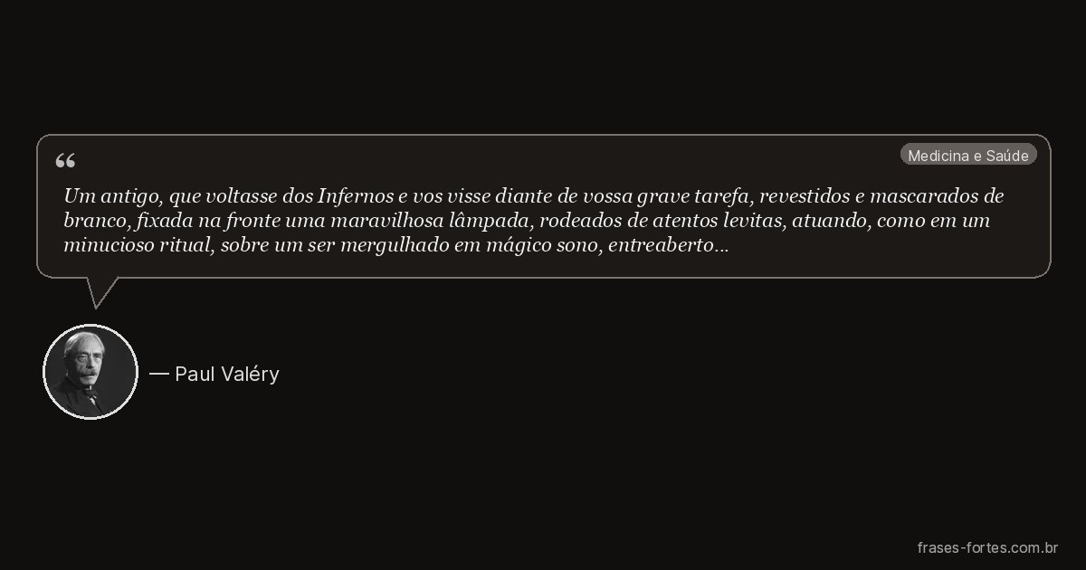 Frase de Paul Valéry