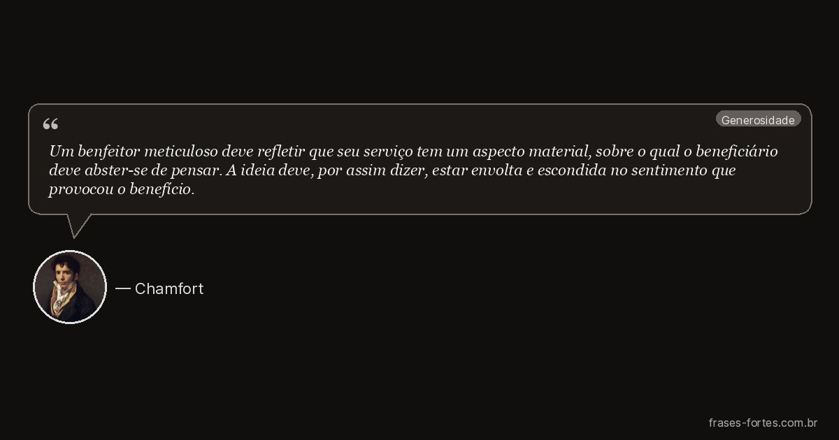 Frase de Chamfort