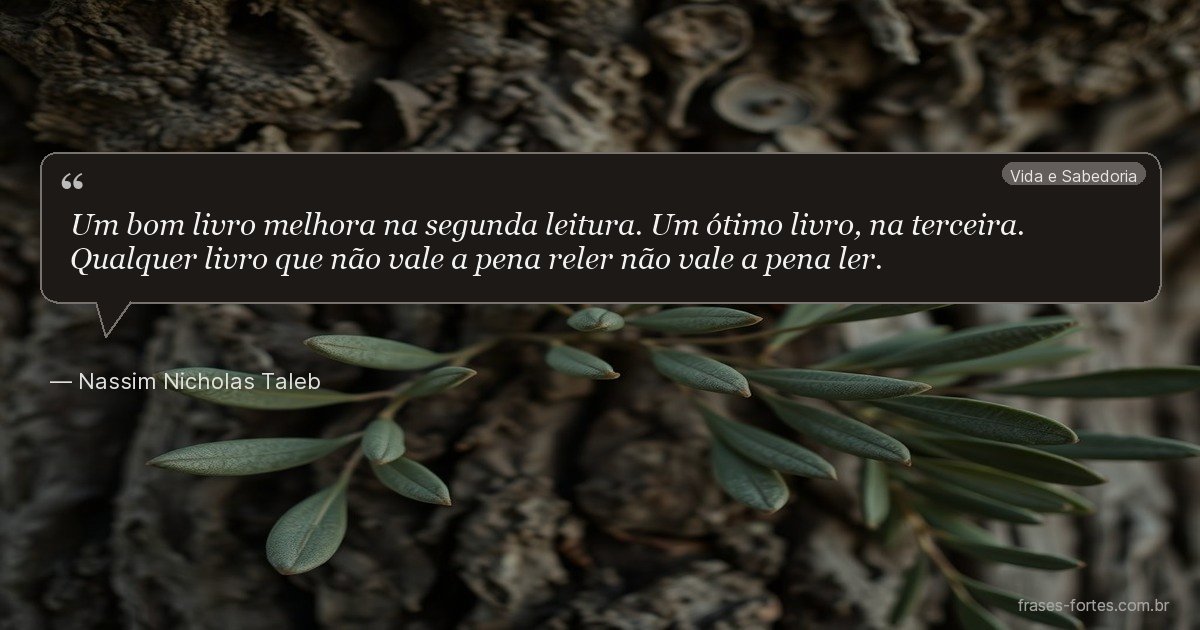 Frase de Nassim Nicholas Taleb