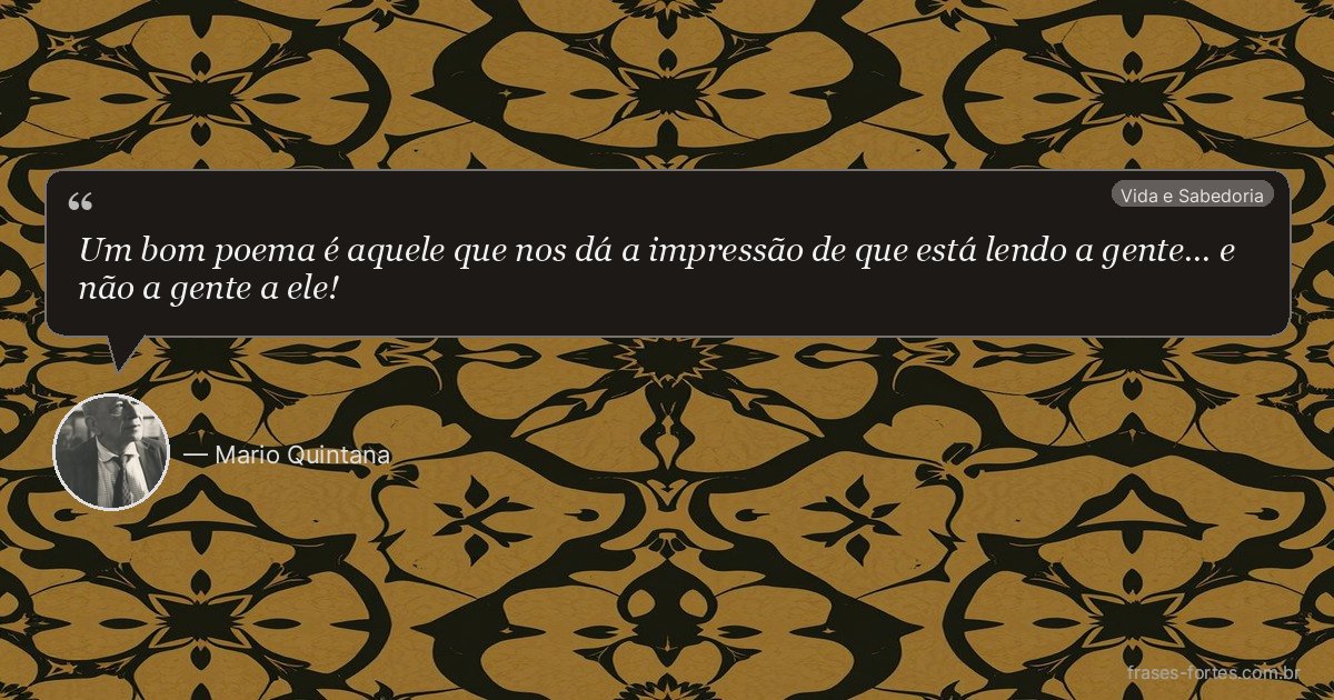 Frase de Mario Quintana