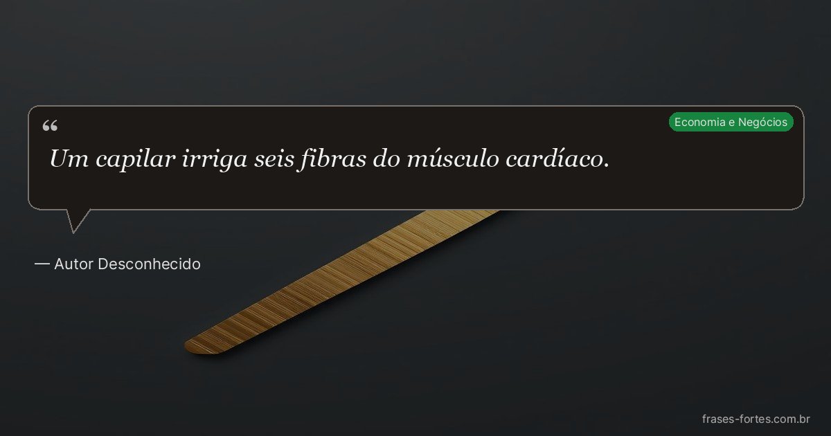 Frase de Autor Desconhecido