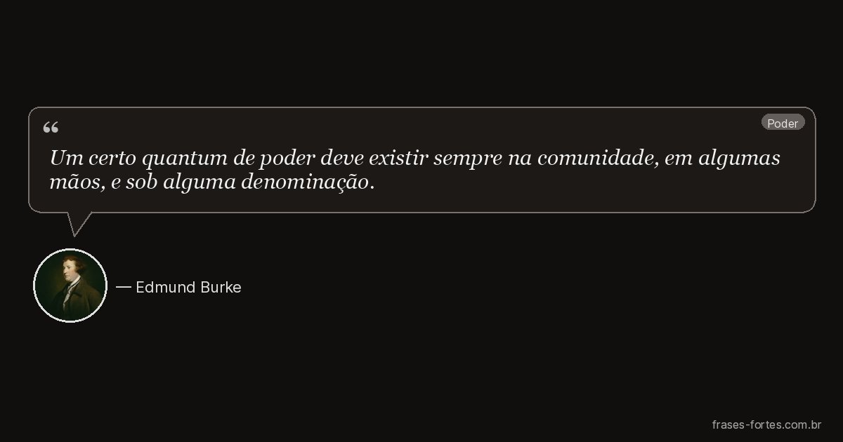 Frase de Edmund Burke