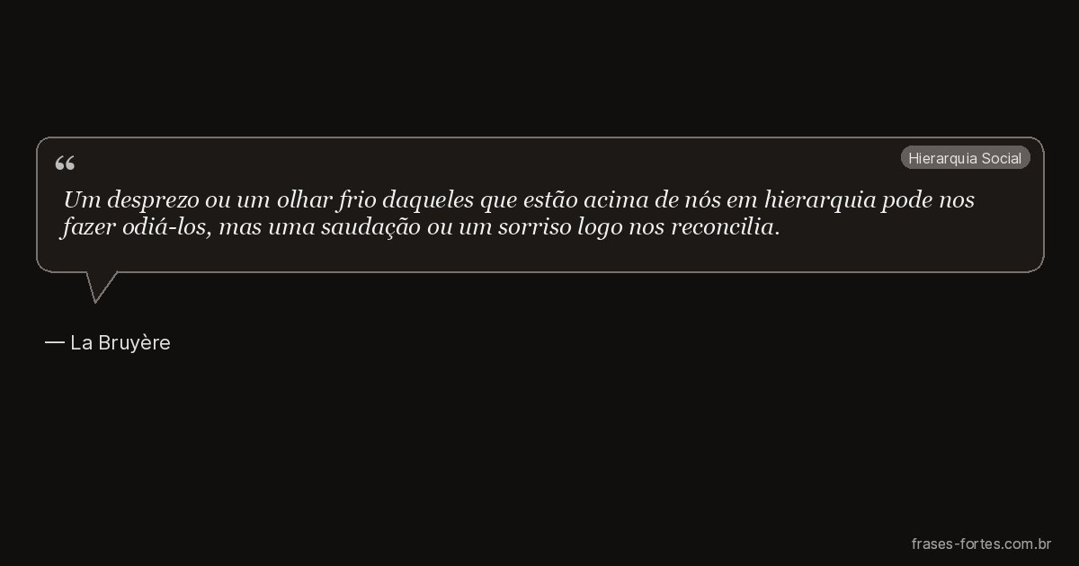 Frase de La Bruyère