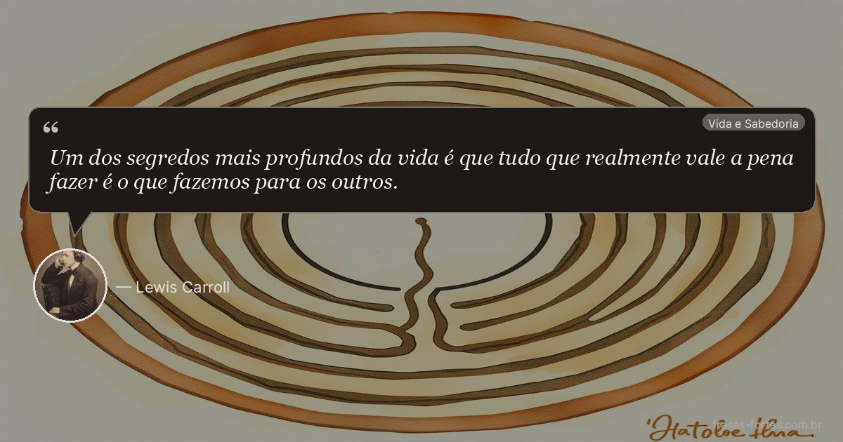 Frase de Lewis Carroll