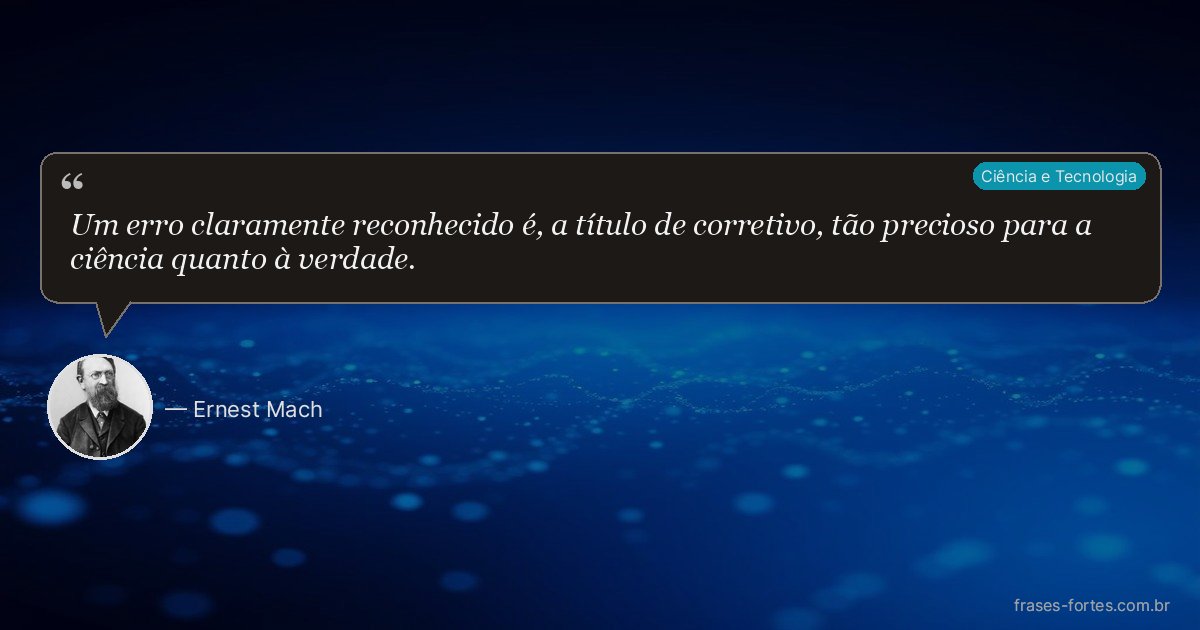 Frase de Ernest Mach