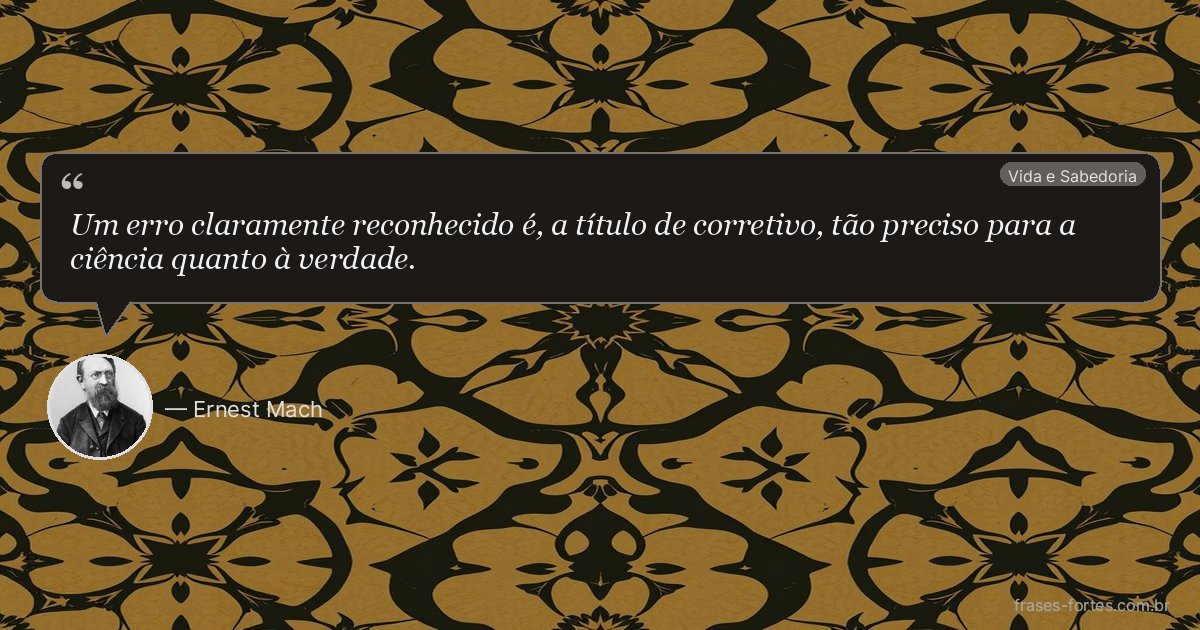 Frase de Ernest Mach