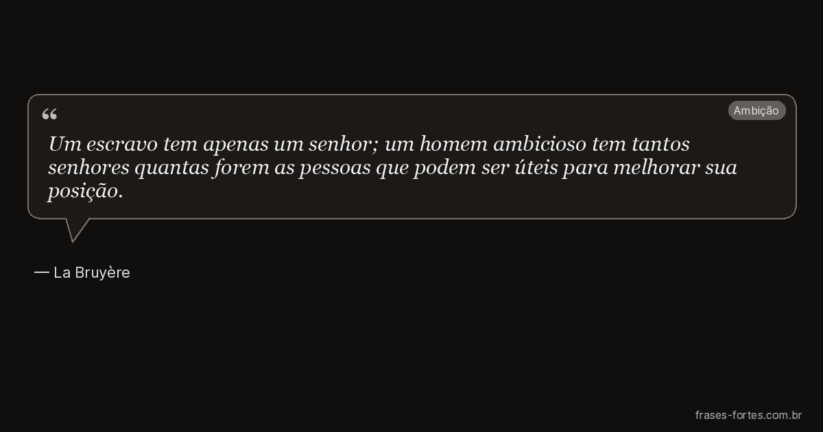 Frase de La Bruyère
