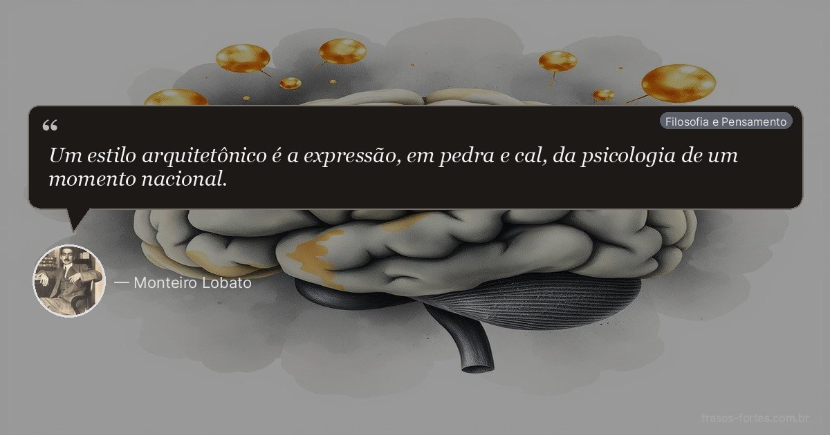 Frase de Monteiro Lobato