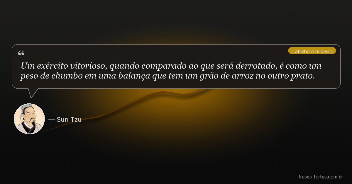 Frase de Sun Tzu