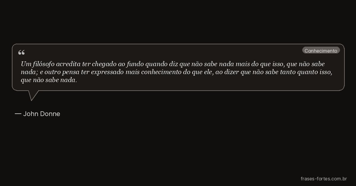 Frase de John Donne