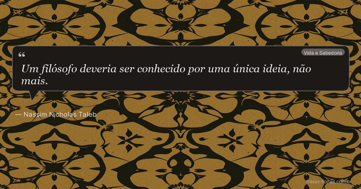 Frase de Nassim Nicholas Taleb