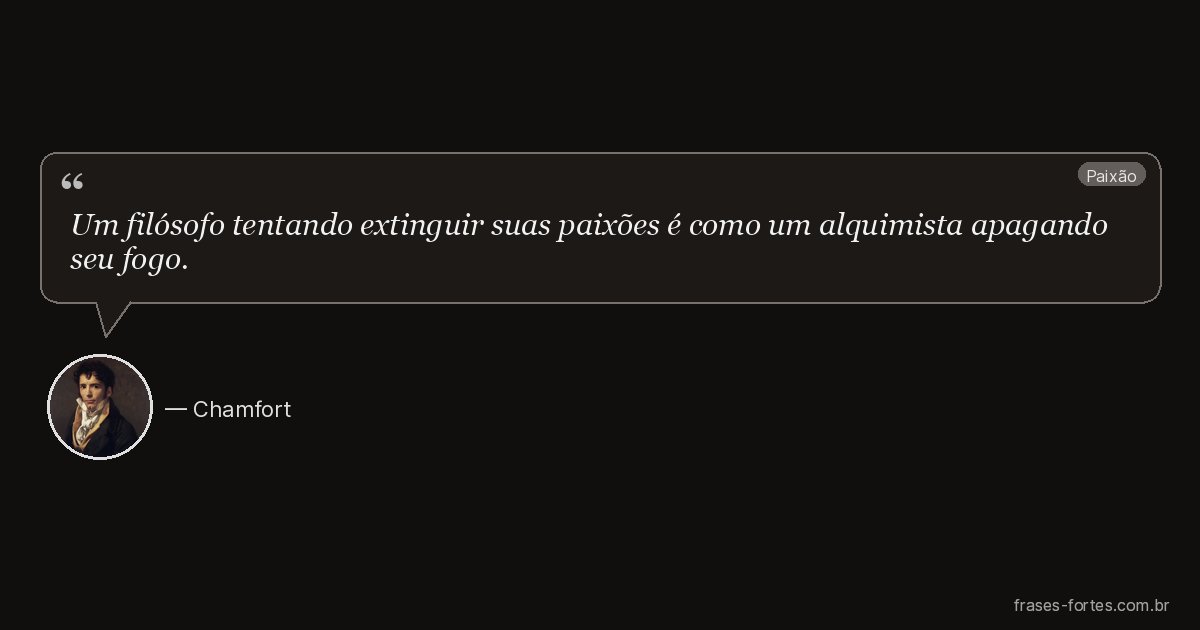 Frase de Chamfort