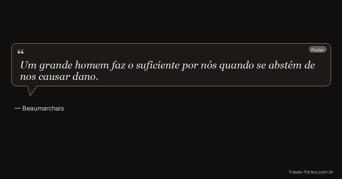 Frase de Beaumarchais